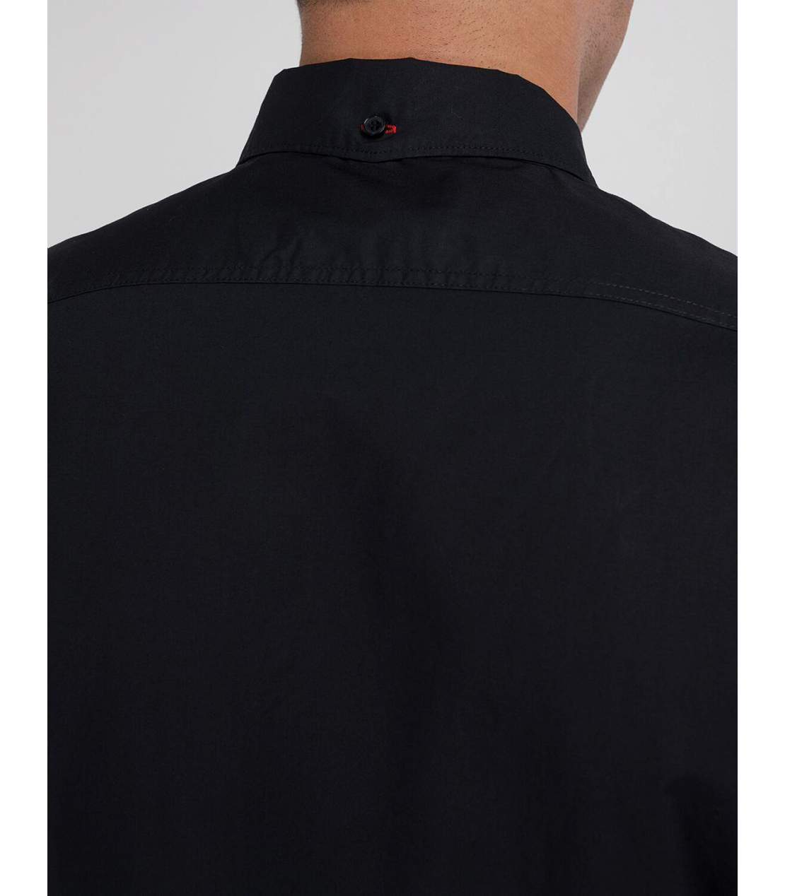 コツトンポプリン Rロゴシャツ 詳細画像 ブラック 4